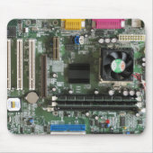 Computerelektronica oude Motherboard Mousepad Muismat (Voorkant)