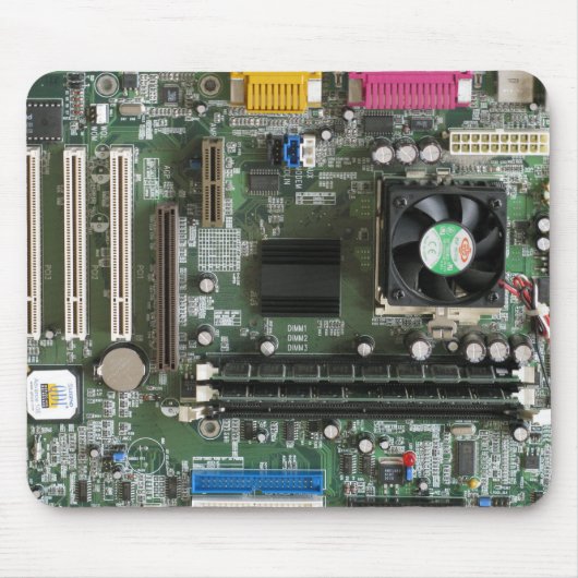 Computerelektronica oude Motherboard Mousepad Muismat (Voorkant)