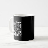 Computerfluisteraarshirt Tech Support Nerds Geek Koffiemok (Voorkant links)