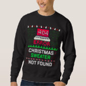 Computerfout 404 Ugly kerstSweater Trui (Voorkant)