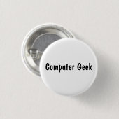 Computerfreak Ronde Button 3,2 Cm (Voorkant /achterkant)