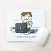 computergeek muismat (Met muis)