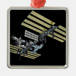 Computergegenereerd uitzicht 10 metalen ornament