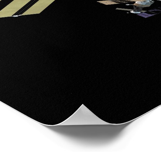 Computergegenereerd uitzicht 10 poster (Hoek)