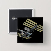 Computergegenereerd uitzicht 10 vierkante button 5,1 cm (Voorkant /achterkant)