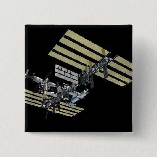 Computergegenereerd uitzicht 10 vierkante button 5,1 cm (Voorkant)