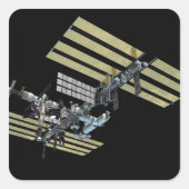 Computergegenereerd uitzicht 10 vierkante sticker (Voorkant)