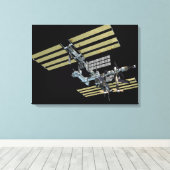 Computergegenereerd uitzicht 11 canvas afdruk (Insitu (Houten vloer))