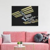Computergegenereerd uitzicht 11 canvas afdruk (Insitu (Woonkamer))
