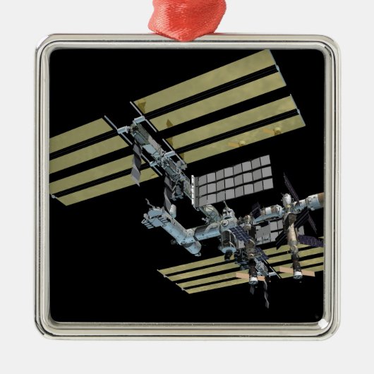 Computergegenereerd uitzicht 11 metalen ornament (Voorkant)