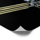 Computergegenereerd uitzicht 11 poster (Hoek)