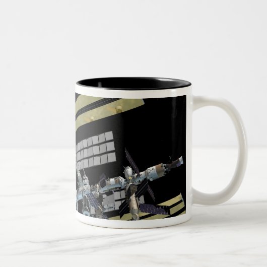 Computergegenereerd uitzicht 11 tweekleurige koffiemok (Rechts)