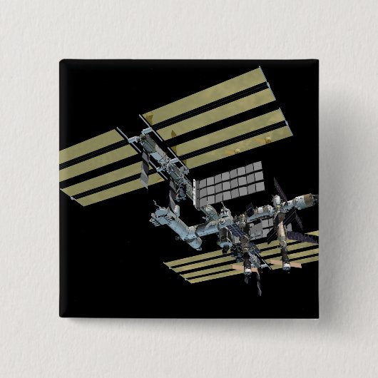 Computergegenereerd uitzicht 11 vierkante button 5,1 cm (Voorkant)