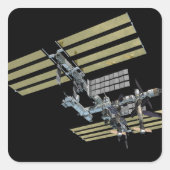 Computergegenereerd uitzicht 11 vierkante sticker (Voorkant)