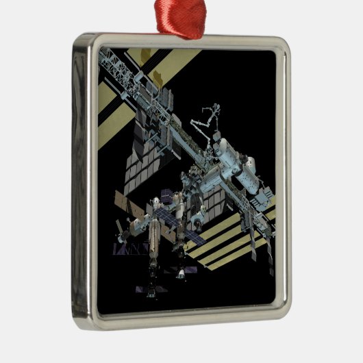 Computergegenereerd uitzicht 12 metalen ornament (Rechts)