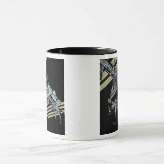 Computergegenereerd uitzicht 12 mok (Midden)