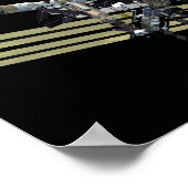 Computergegenereerd uitzicht 12 poster (Hoek)