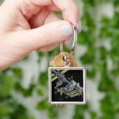 Computergegenereerd uitzicht 12 sleutelhanger (Hand)