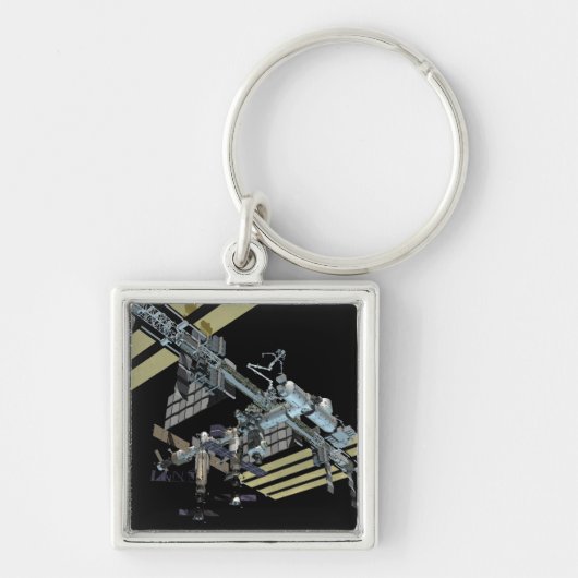 Computergegenereerd uitzicht 12 sleutelhanger (Voorkant)