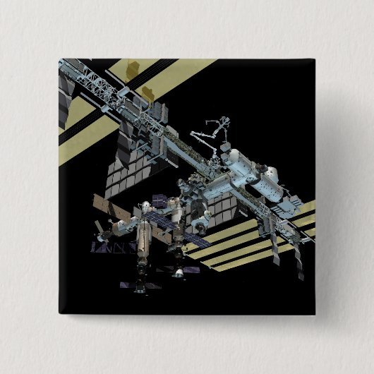 Computergegenereerd uitzicht 12 vierkante button 5,1 cm (Voorkant)