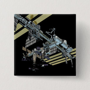 Computergegenereerd uitzicht 12 vierkante button 5,1 cm