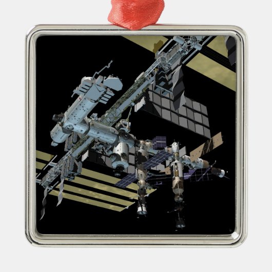 Computergegenereerd uitzicht 13 metalen ornament (Voorkant)