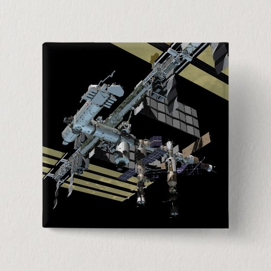 Computergegenereerd uitzicht 13 vierkante button 5,1 cm (Voorkant)