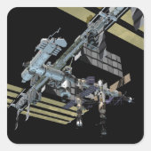 Computergegenereerd uitzicht 13 vierkante sticker (Voorkant)