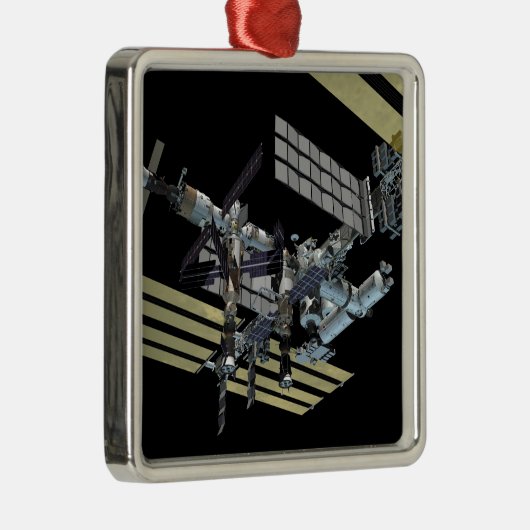 Computergegenereerd uitzicht 14 metalen ornament (Rechts)