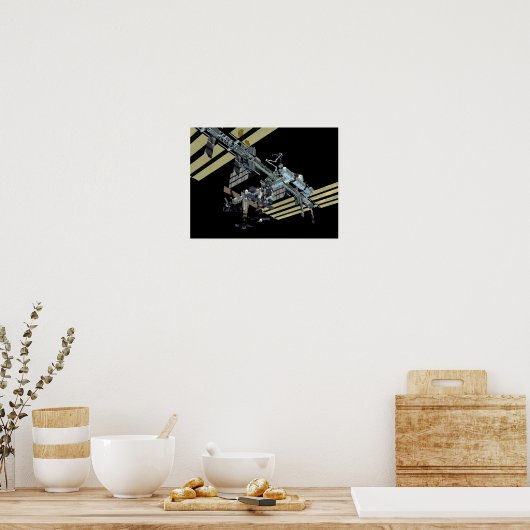 Computergegenereerd uitzicht 14 poster (Keuken)