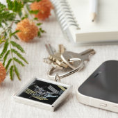 Computergegenereerd uitzicht 14 sleutelhanger (Zijkant)