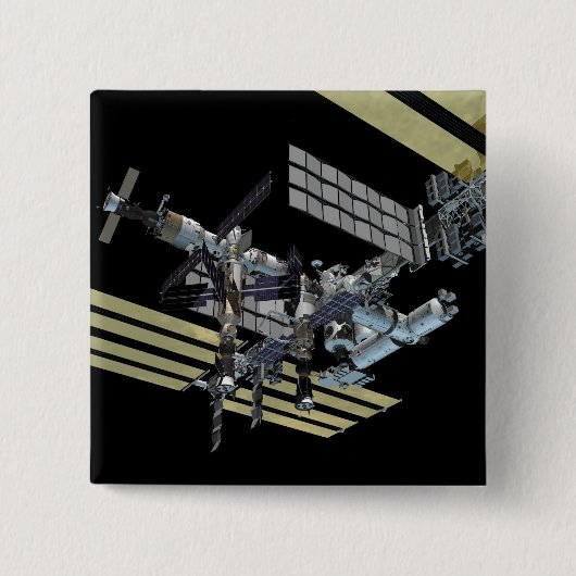 Computergegenereerd uitzicht 14 vierkante button 5,1 cm (Voorkant)