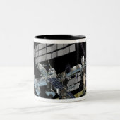 Computergegenereerd uitzicht 15 tweekleurige koffiemok (Center)