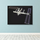 Computergegenereerd uitzicht 16 canvas afdruk (Insitu (Houten vloer))