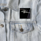 Computergegenereerd uitzicht 16 vierkante button 5,1 cm (In situ)