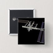 Computergegenereerd uitzicht 16 vierkante button 5,1 cm (Voorkant /achterkant)