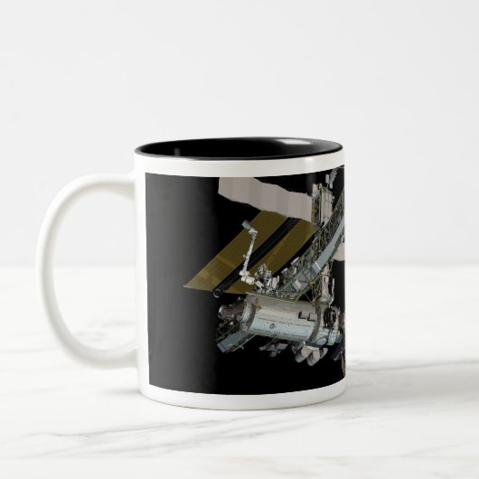 Computergegenereerd uitzicht 17 tweekleurige koffiemok (Links)