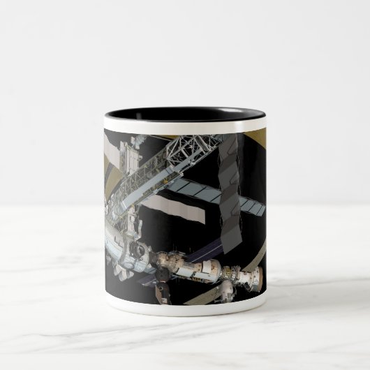 Computergegenereerd uitzicht 17 tweekleurige koffiemok (Center)