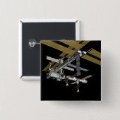 Computergegenereerd uitzicht 17 vierkante button 5,1 cm (Voorkant /achterkant)