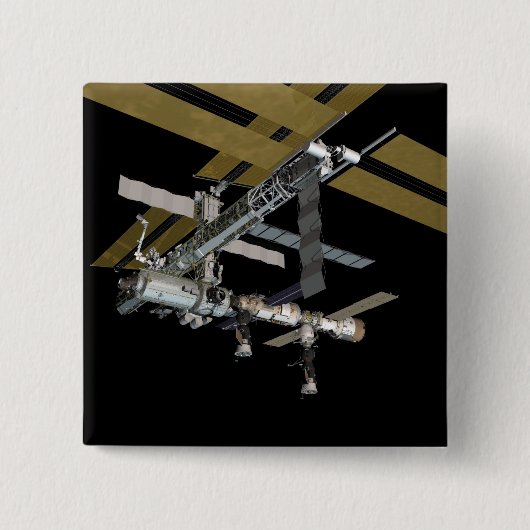 Computergegenereerd uitzicht 17 vierkante button 5,1 cm (Voorkant)