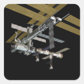 Computergegenereerd uitzicht 17 vierkante sticker (Voorkant)