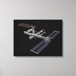 Computergegenereerd uitzicht 18 canvas afdruk