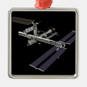 Computergegenereerd uitzicht 18 metalen ornament