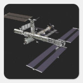 Computergegenereerd uitzicht 18 vierkante sticker (Voorkant)