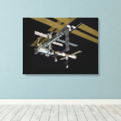 Computergegenereerd uitzicht 19 canvas afdruk (Insitu (Houten vloer))