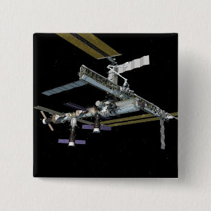 Computergegenereerd uitzicht 19 vierkante button 5,1 cm