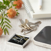 Computergegenereerd uitzicht 20 sleutelhanger (Zijkant)