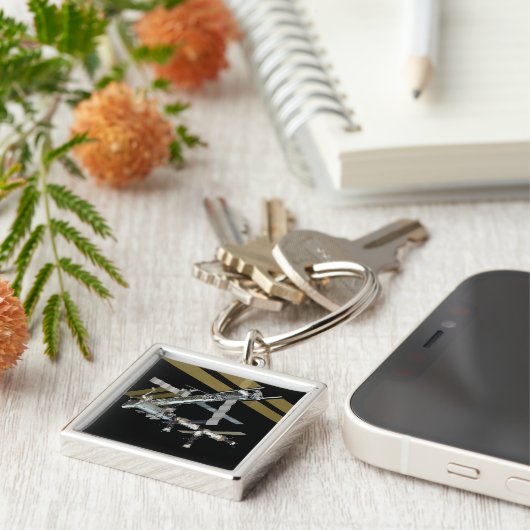 Computergegenereerd uitzicht 20 sleutelhanger (Zijkant)