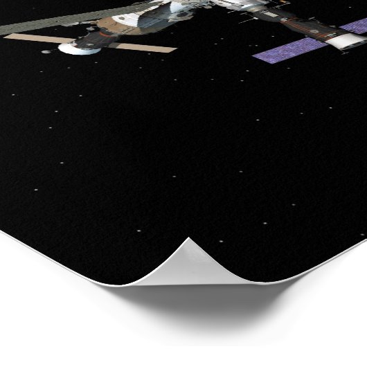 Computergegenereerd uitzicht 21 poster (Hoek)