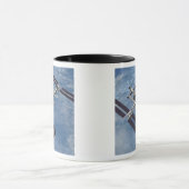 Computergegenereerd uitzicht 22 mok (Midden)